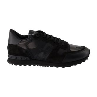 Valentino Garavani Sneakers, male, Black, Size: 10 1/2 US Rockrunner Sneakers