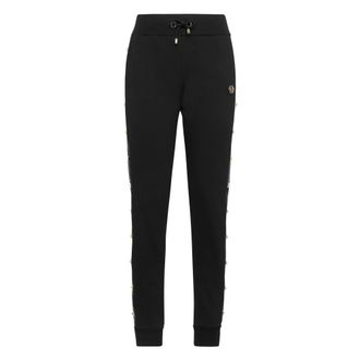 Philipp Plein Dames, Broeken, Zwart, Maat: XL Katoen