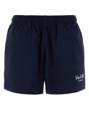 Sporty & Rich Blue Logo Short