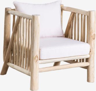 Sklum Sklum - Sill&oacute;n De Jard&iacute;n En Madera De Teca Narel