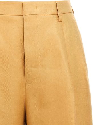 Tagliatore Linen Bermuda Womens Shorts