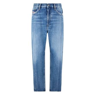 Diesel Straight Jeans, male, Blue, Size: W36 Classic Light Jeans
