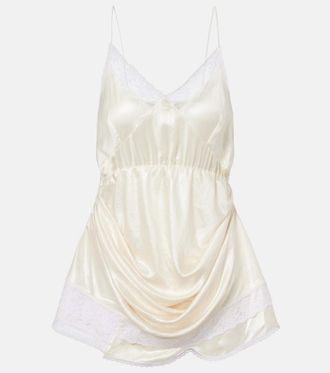 Magda Butrym Lace-trimmed minidress