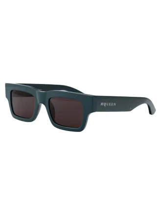 Alexander McQueen Mens Sunglasses Am0508s Grey Grey-Grey-Grey Injected Grey/grey/grey