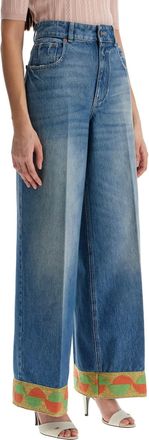 Valentino Garavani Womens Denim Jeans - Light Blue Cotton - Size 25 (Waist)