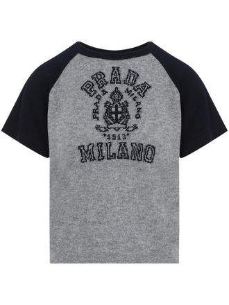 Prada Logo-Intarsienoberteil