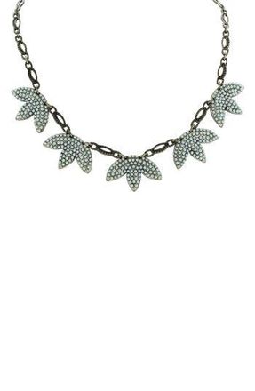 Olivia Welles Sophie Crystal Necklace in Gold /Clear at Nordstrom Rack