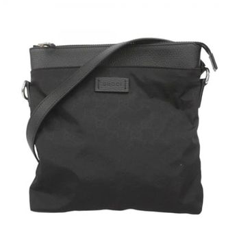 Gucci Vintage, unisex, Zwart, ONE Size, Nylon, Pre-owned Nylon Crossbodytas