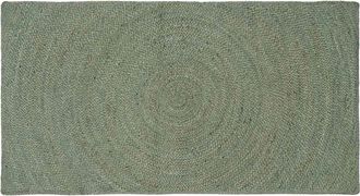 vidaXL Alfombras De &Aacute;rea Verde Oliva 100 X 200 Cm Yute Vidaxl