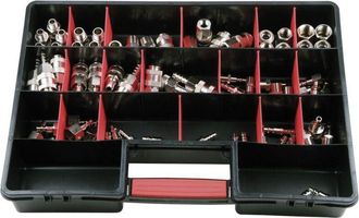 cofan Cofan - Malet&iacute;n 60 Unds. Enchufes Rap. Gran Vol., Malet&iacute;n Surtido De Enchufes Y Conectores R&aacute;pidos Neum&aacute;ticos, Contiene Todas Las Roscas Posibles. Per