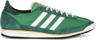 adidas Green Womens Nylon Suede Trainers