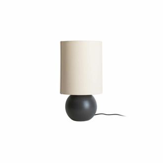 Leitmotiv Leitmotiv Alma Ball L&aacute;mpara De Mesa Negro Mate Elegante