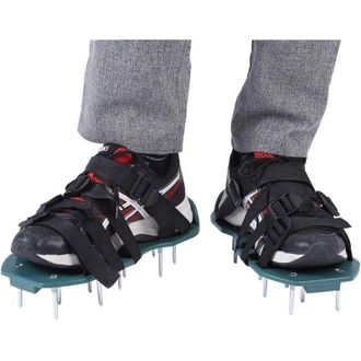 OEM Par De Plantillas De Ventilaci&oacute;n Para C&eacute;sped Aireador De C&eacute;sped Mejora De La Calidad Del Suelo Tacos De Acero Ajustables Hasta La Talla 46 Y Compatibl