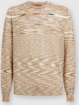 Missoni Slub Crew-neck Pullover in Beige at Nordstrom, Size 48 It