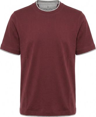 Brunello Cucinelli T-Shirt With Faux-Layering