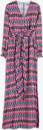 Vilagallo Womens Roberta Maxi Dress In Muliticolor