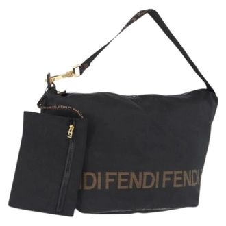 Fendi Pre-owned Vintage Schoudertas - Dames - Pre-owned - Zwart - Maat: ONE Size Leer