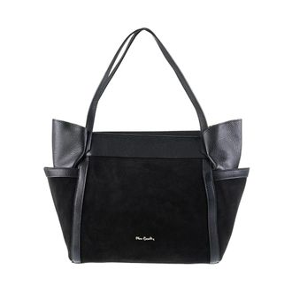 Pierre Cardin Schoudertas - Dames - Tassen - Zwart - Maat: ONE Size Katoen