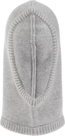 Lisa Yang Kasjmier capuchon Astri - Dames - Hoeden - Grijs - ONE Size - Kasjmier - Accessoires