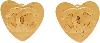 Chanel Orecchini con logo CC - Oro