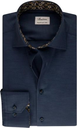 Stenstr&ouml;ms Casual overhemd - Heren - Casual Overhemden - Blauw - 4XL - Katoen - Overhemden