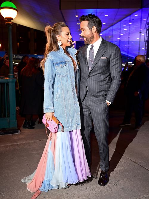 Blake Lively and Ryan Reynolds arrive to the premiere of 
