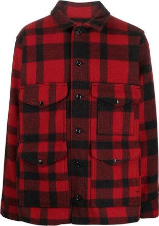 Filson Check-pattern Wool Shirt Jacket