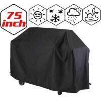 OEM Litzee - Funda Para Barbacoa 190x71x117 Cm - Tejido Oxford 210d De Alta Densidad - Impermeabilidad De 2000 Mm - Protecci&oacute;n Uv Y Contra Desgarros - Cre