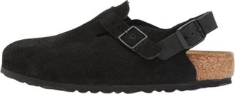 Birkenstock Tokio Black Suede Mule Size 42