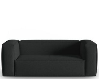 BLOOMINGLOFT 2-Sitzer Design Sofa Mackay mit Strukturstoff