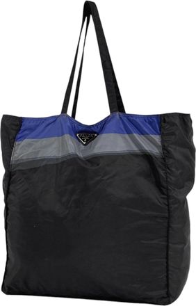 Prada Black Nylon Tote Bag (Pre-Owned)