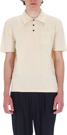 A.P.C. Beige Colin Pocket Cotton Polo Shirt