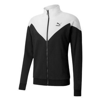 Puma Iconic Mcs Coats Track Jacket Black White 597674-01