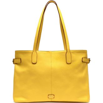 Frances Valentine Large Amalie Leather Tote in Canary at Nordstrom