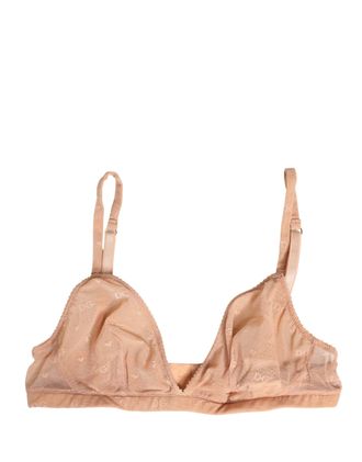 Dolce & Gabbana Womens Beige Nylon Stretch Soft Cup Brassiere Underwear Elastane Clothing