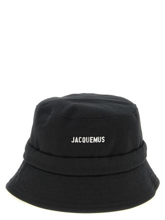 Jacquemus Black Le Bob Gadjo Solid Bucket Hat