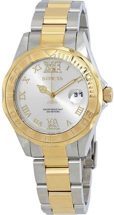 Invicta Pro Diver Silver Dial Ladies Watch 12852