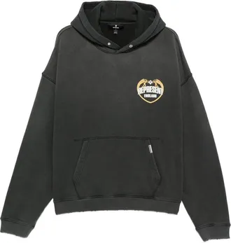 Represent Logo-embroidered Hoodie