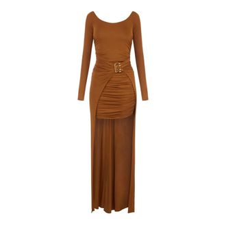 Elisabetta Franchi Mujer, Vestidos, Marr&oacute;n, Talla: S