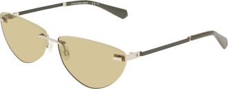 Calvin Klein Jeans CKJ25208S 045 Womens Sunglasses Silver Size 63