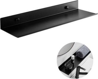 OEM Juego De 2 Estantes De Ba&ntilde;o De Aluminio Que Ahorran Espacio, 4012,53 Cm, Adecuados Para Inodoros, F&aacute;cil Instalaci&oacute;n