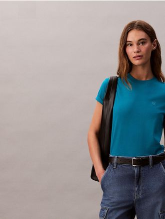 Calvin Klein Jeans Calvin Klein Womens Archive Logo T-Shirt - Green - M