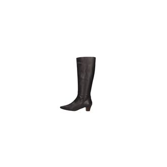 Stefano Lauran 010-290 Overknee Laarzen - Dames - Schoenen - Bruin - Maat: 38 EU Leer