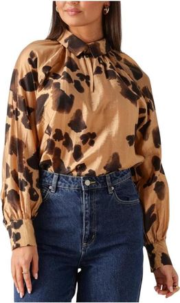 Moss Copenhagen Mschnilla Romina Top AOP - Dames - Blouses - Veelkleurig - XS - Overhemden