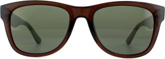 Lacoste Unisex Sunglasses L734S 210 Crystal Brown Green - One Size