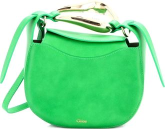 Chlo&eacute; Borsa a tracolla Kiss piccola - Verde