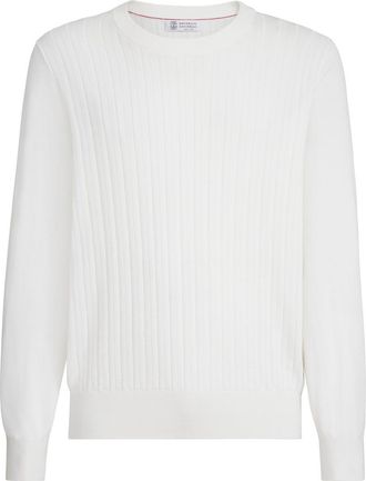 Brunello Cucinelli Cotton sweater in Panama at Nordstrom, Size 46 It