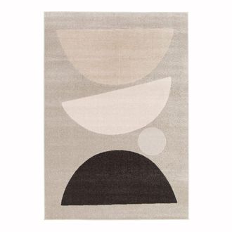 AFK Living Alfombra s&uacute;per suave muy gr&aacute;fica 120 x 170 cm