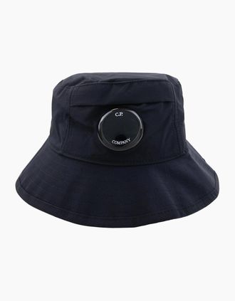 C.P. Company Mens Cp Company Chrome R Lens Bucket Hat Navy 888 - Size: XL
