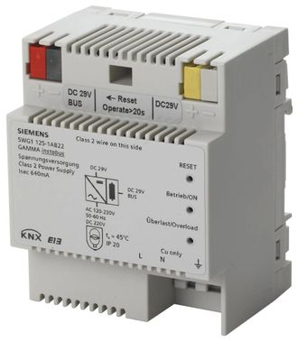 SIEMENS Fuente De Alimentaci&oacute;n Dc 29 V, 640 Ma, Con Salida Adicional Sin Estrangulamiento, 5wg11251ab22